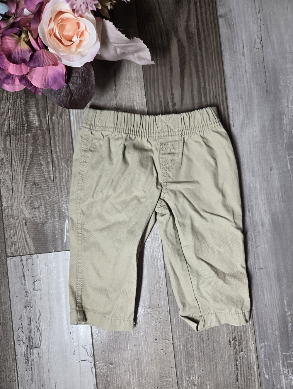 Carter's 100% Cotton Khaki Dress Pants Baby Boy Size 6m NWOT